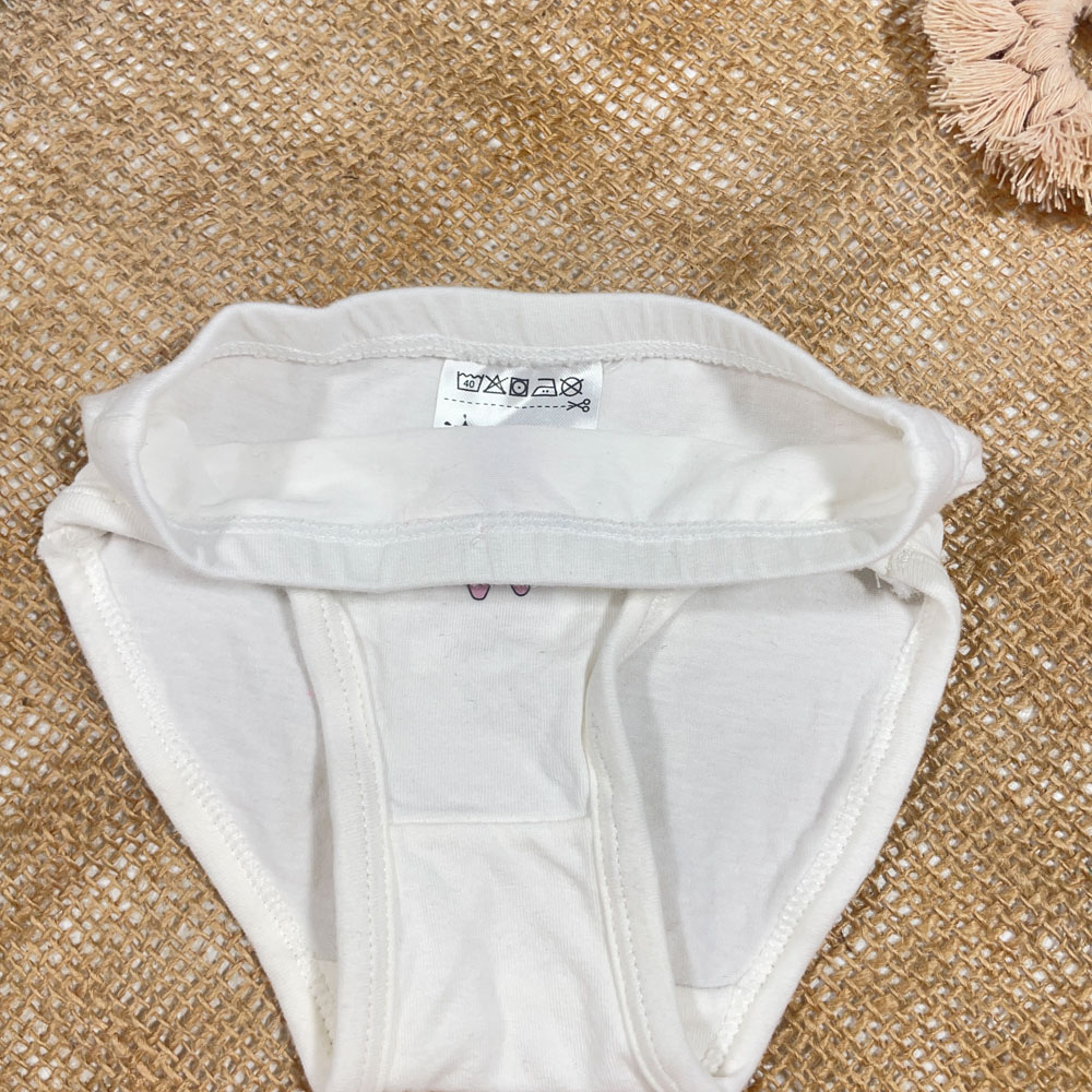 شورت نوزادی دخترانه برند Impidimpi طرح کفش عروسکی سفید رنگ - 12 تا 24 ماه