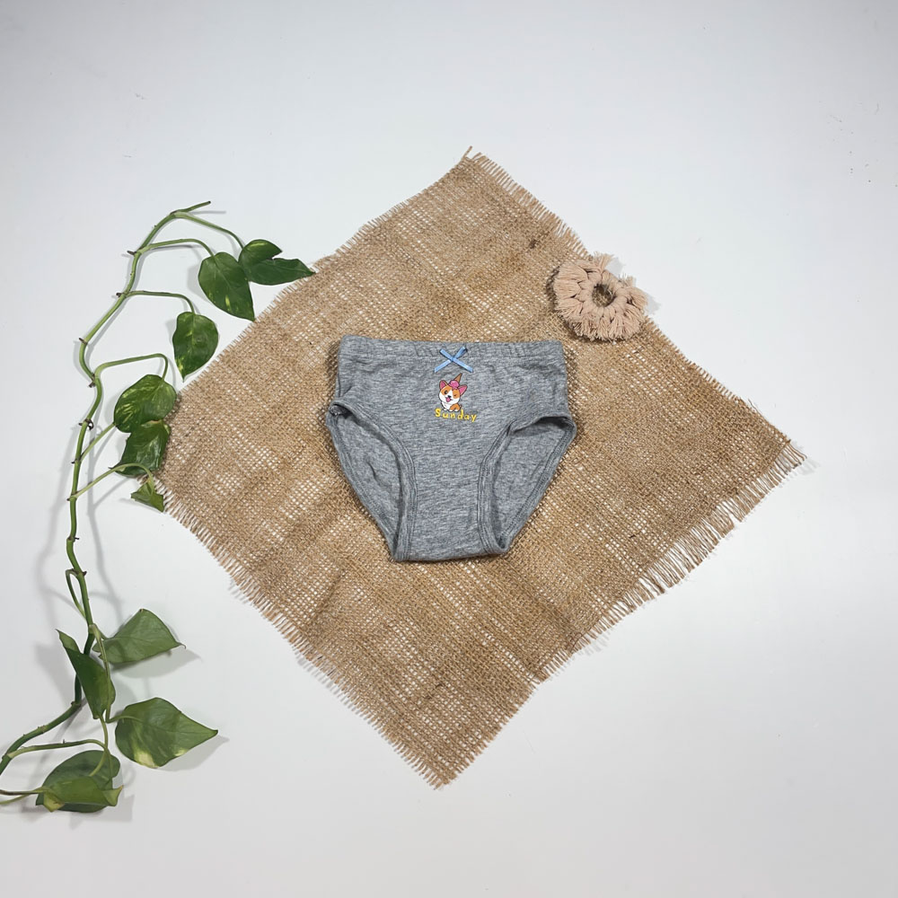 شورت دخترانه برند Impidimpi طرح عروسکی هاپو طوسی رنگ - 2 سال