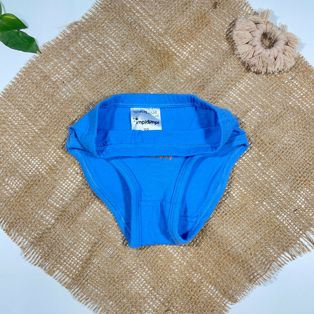 شورت دخترانه برند Impidimpi طرح طرح پاندا ابی رنگ - 2 سال