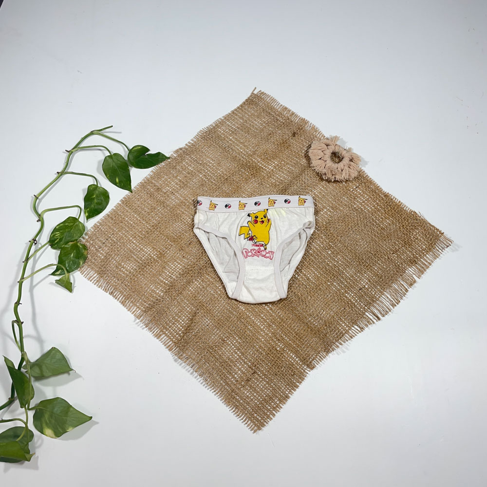 شورت نوزادی دخترانه طرح طرح عروسکی کمر کش عروسکی سفید رنگ - 12 تا 24 ماه