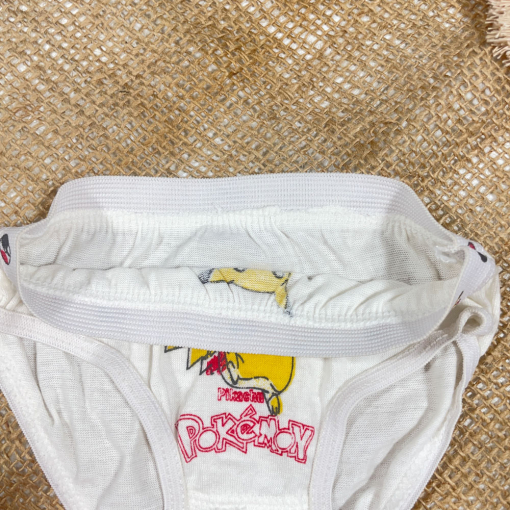 شورت نوزادی دخترانه طرح طرح عروسکی کمر کش عروسکی سفید رنگ - 12 تا 24 ماه