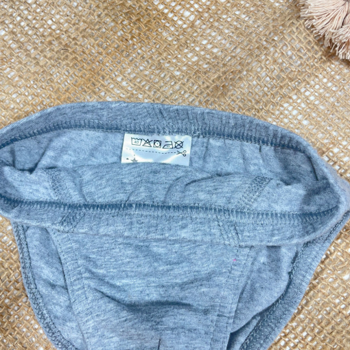 شورت پسرانه برند Impidimpi طرح عروسکی طوسی رنگ - 2 سال