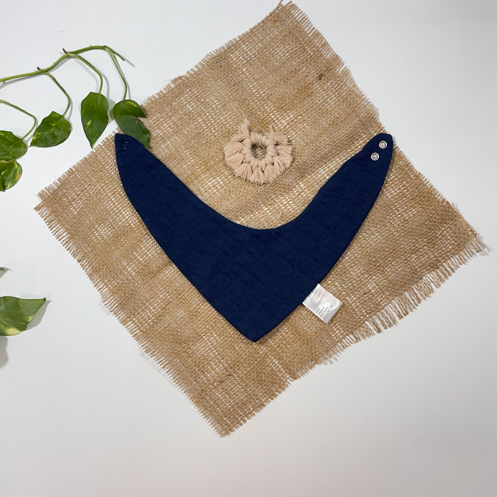 پیشبند طرح ساده سرمه ای رنگ - فری سایز