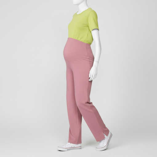 شلوار توکرکی زنانه ( بارداری ) برند esmara راسته گشاد صورتی کمرنگ