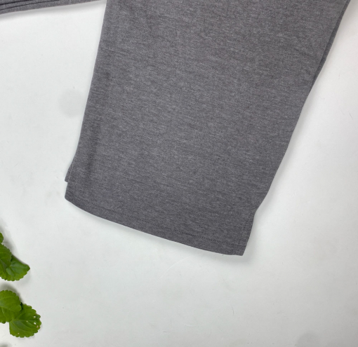 شلوار توکرکی زنانه ( بارداری ) برند esmara راسته گشاد طوسی پر رنگ