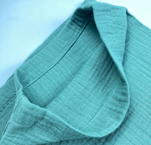 شلوار موسلین زنانه ( بارداری ) برند esmara بگ جیب دار سبز تیره رنگ