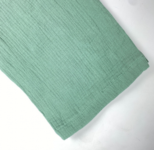 شلوار موسلین زنانه ( بارداری ) برند esmara بگ جیب دار سبز تیره رنگ