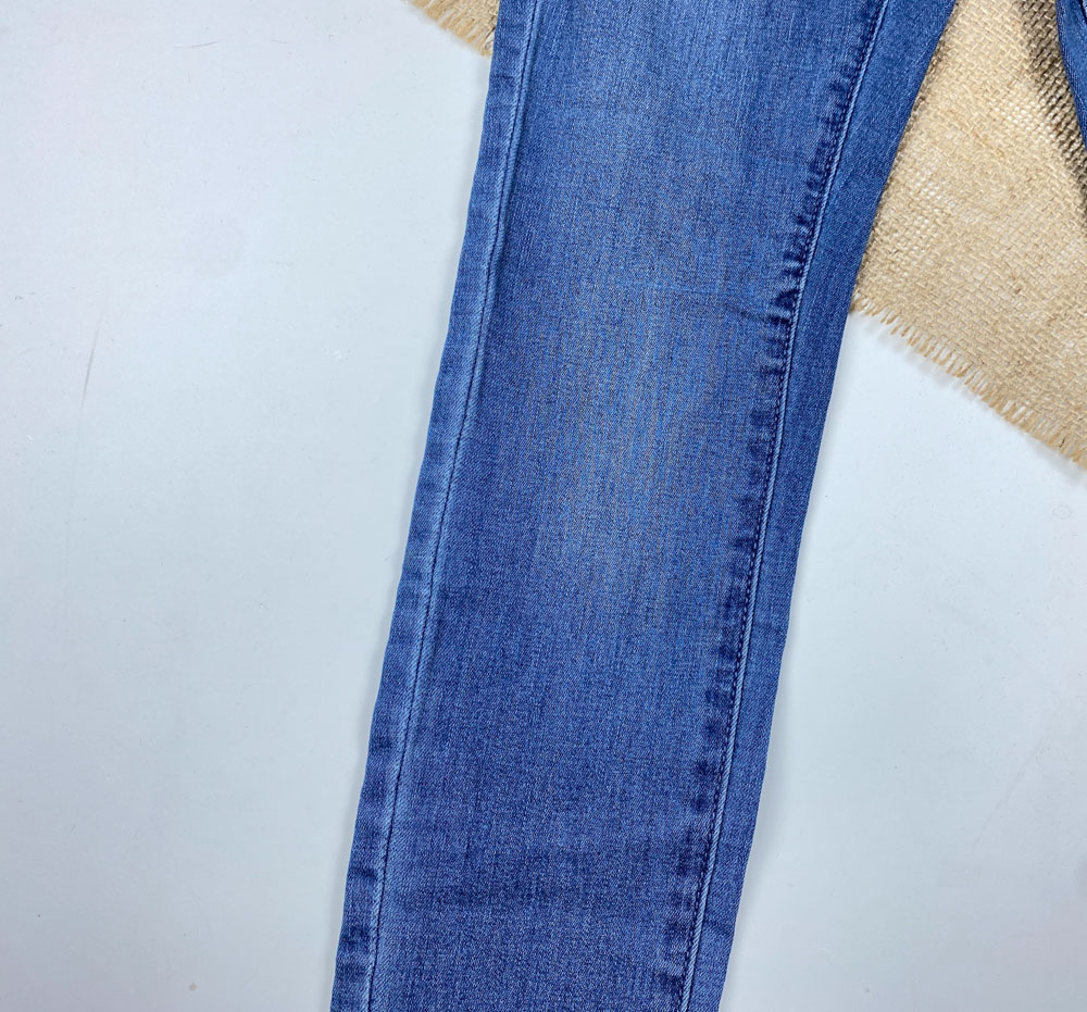 شلوار جین دخترانه برند pepperts کمر کش دار آبی رنگ - 9 تا 10 سال