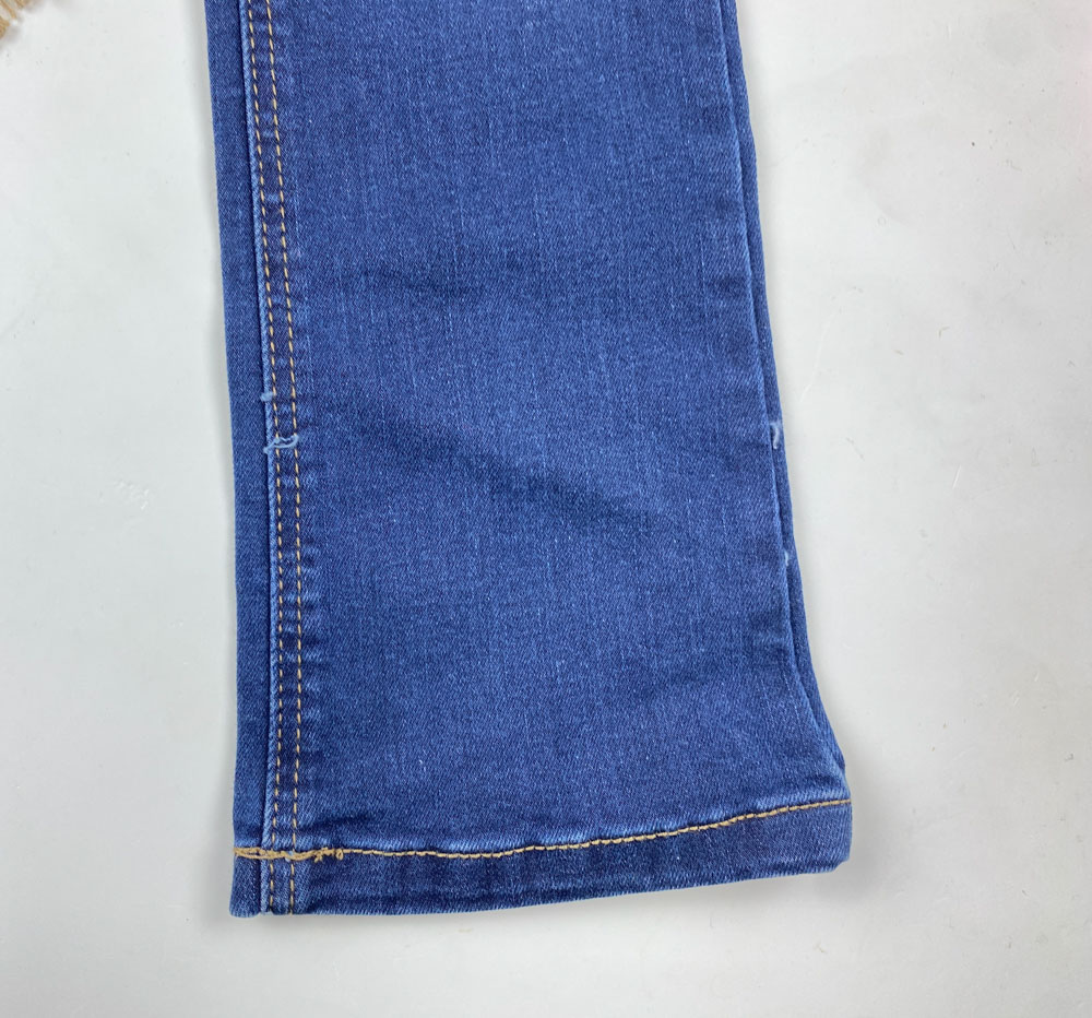 شلوار جین دخترانه برند Tu کمر کش دار سرمه ای رنگ - 8 سال