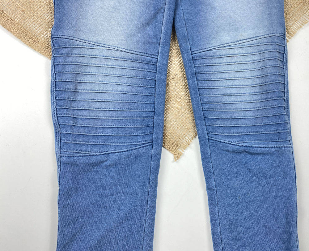 شلوار طرح جین برند pepperts کمرکش آبی کمرنگ