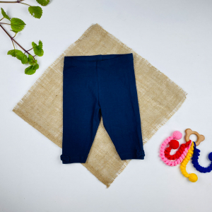 شلوار کوتاه نوزادی دخترانه برند لوپیلو طرح پاپیون دار سرمه ای رنگ - 12 تا 24 ماه