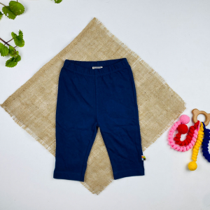 شلوار نوزادی دخترانه برند لوپیلو طرح ساده راحتی منزلی سرمه ای رنگ - 2 تا 6 ماه