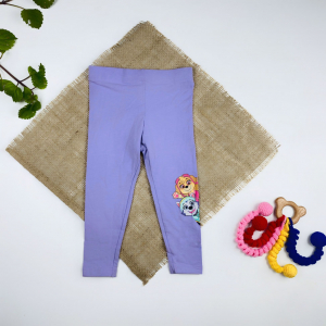 شلوار نوزادی دخترانه ساده برند لوپیلو طرح هاپوها یاسی رنگ - 12 تا 18 ماه