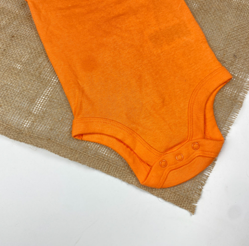 بادی نوزادی آستین تاپ برند لوپیلو طرح ساده یقه گرد گلبهی رنگ - 6 تا 12 ماه