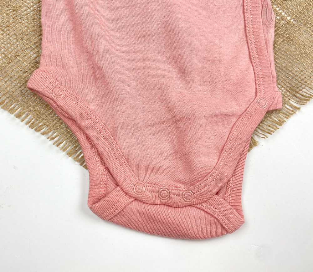 ست دو عددی بادی نوزادی دخترانه آستین بلند برند لوپیلو طرح قلب قلبی چپ راستی کالباسی رنگ - 2 تا 6 ماه