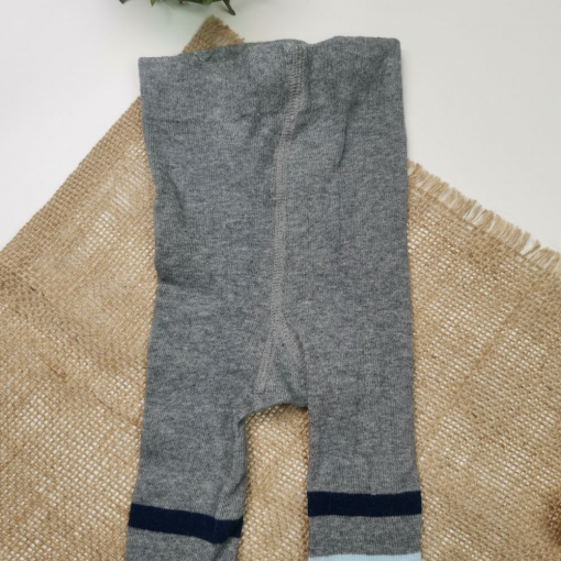 جوراب شلواری برند pocopiano طرح دایناسور طوسی رنگ