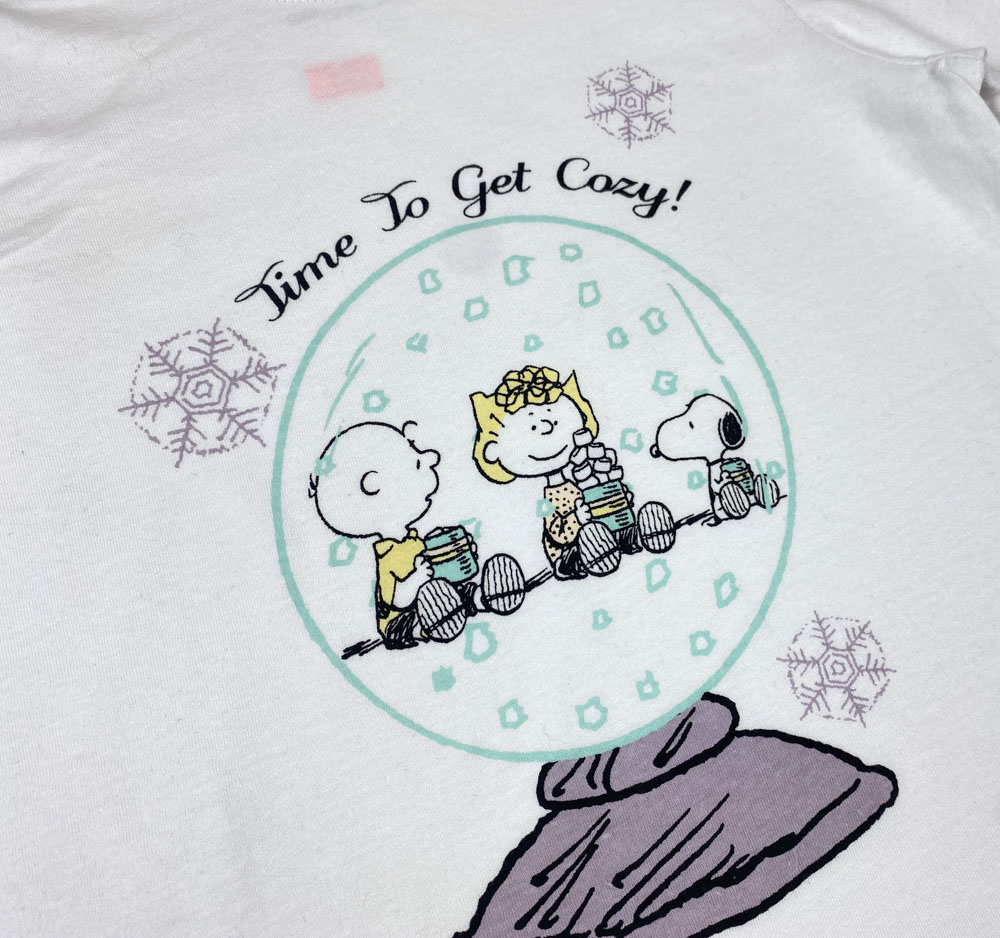 بلوز دخترانه آستین بلند طرح گوی سفید رنگ - 6 تا 8 سال