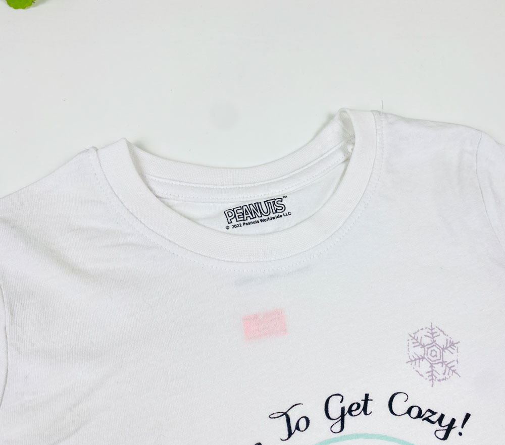 بلوز دخترانه آستین بلند طرح گوی سفید رنگ - 6 تا 8 سال