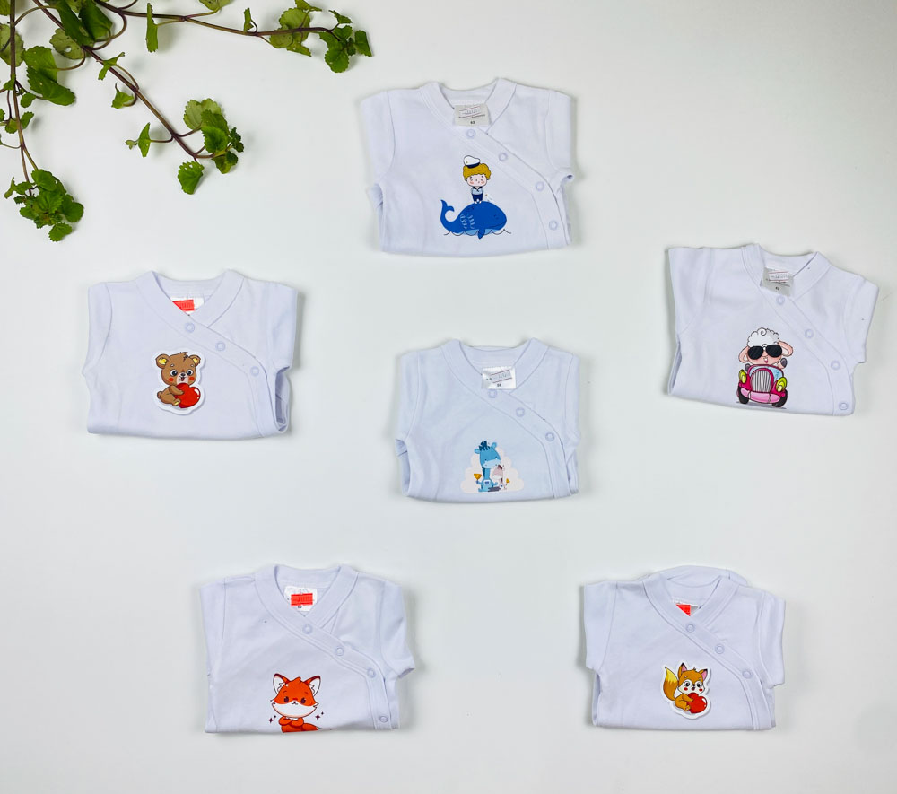 پک 14 عددی لباس سیسمونی پسرانه مدل دوم - 0 تا 3 ماه - Image 6