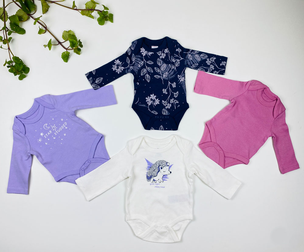 پک 14 عددی لباس سیسمونی دخترانه طرح اول - 0 تا 3 ماه - Image 3