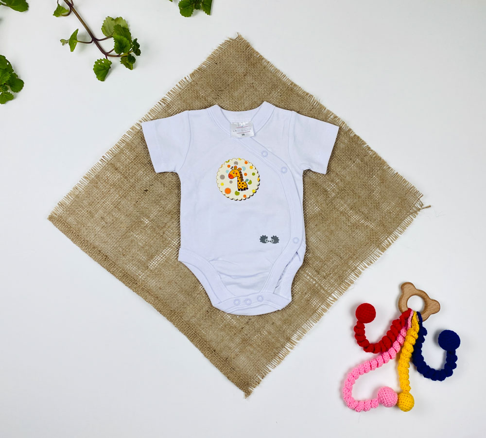 پک 14 عددی لباس سیسمونی دخترانه طرح اول - 0 تا 3 ماه - Image 4