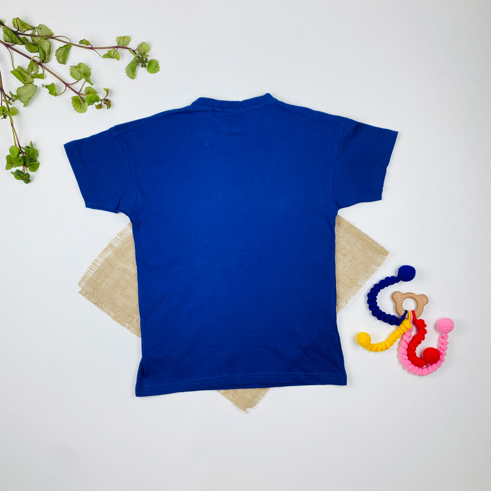 تیشرت پسرانه آستین کوتاه طرح اسپایدرمن یقه گرد سرمه ای رنگ - 8 تا 10 سال