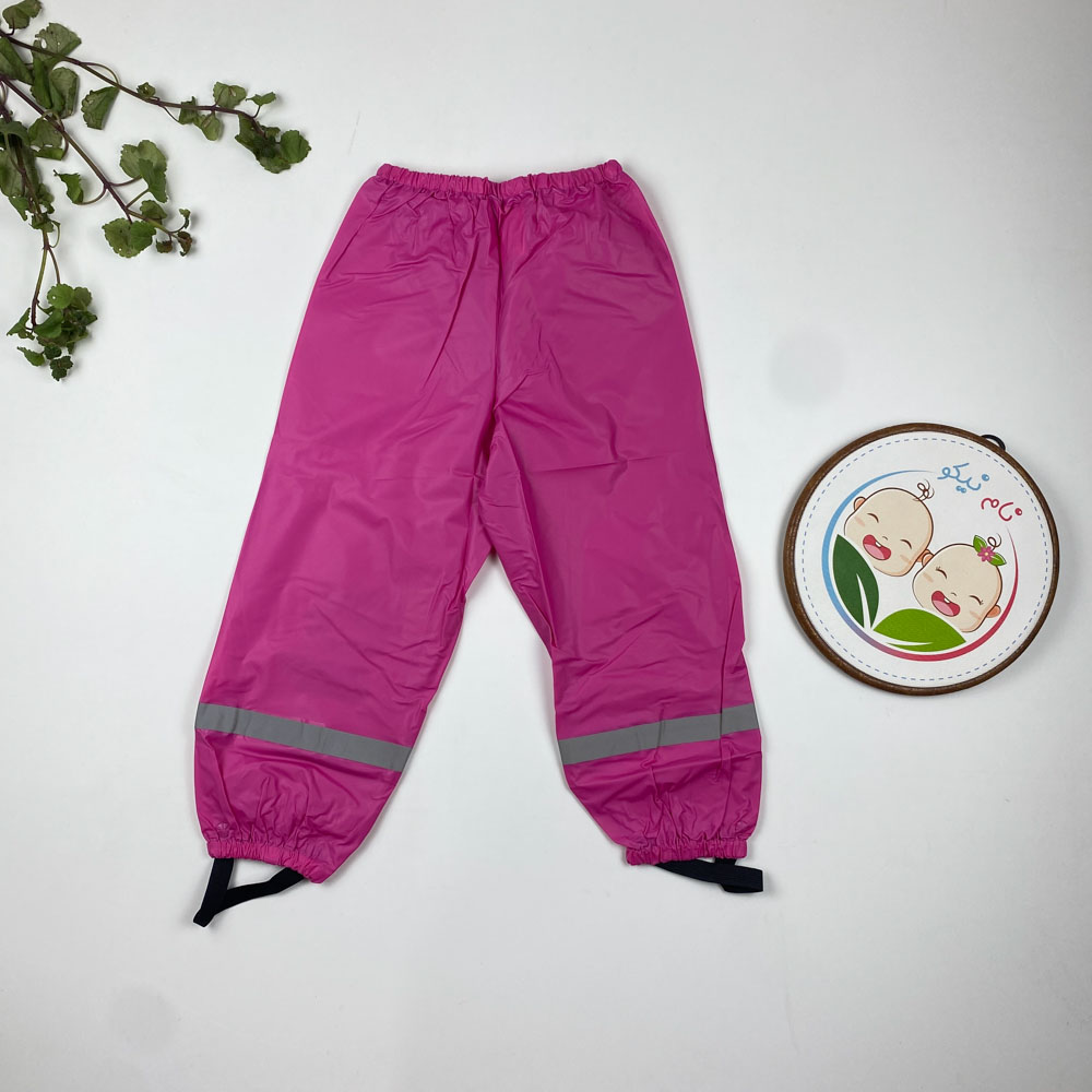 شلوار بارونی نوزادی دخترانه آستین مچ دار طرح یونیکورن کمر کش دار صورتی رنگ