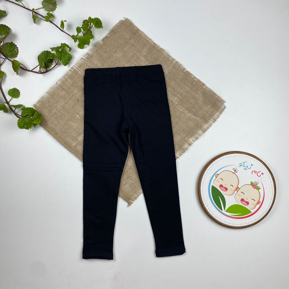 لگ توکرکی طرح کمرکش ساده مشکی رنگ