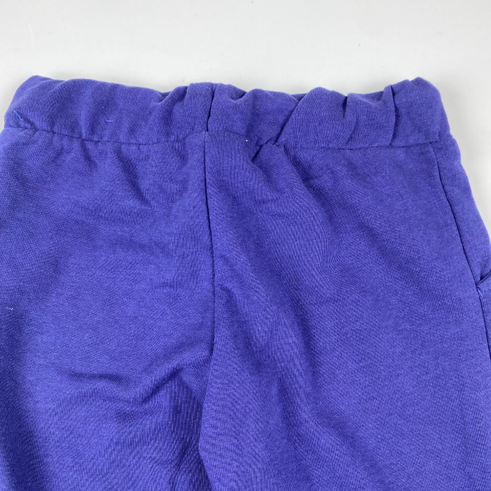 شلوار پسرانه مچ دار طرح کمر کش ساده سرمه ای رنگ - 8 تا 10 سال