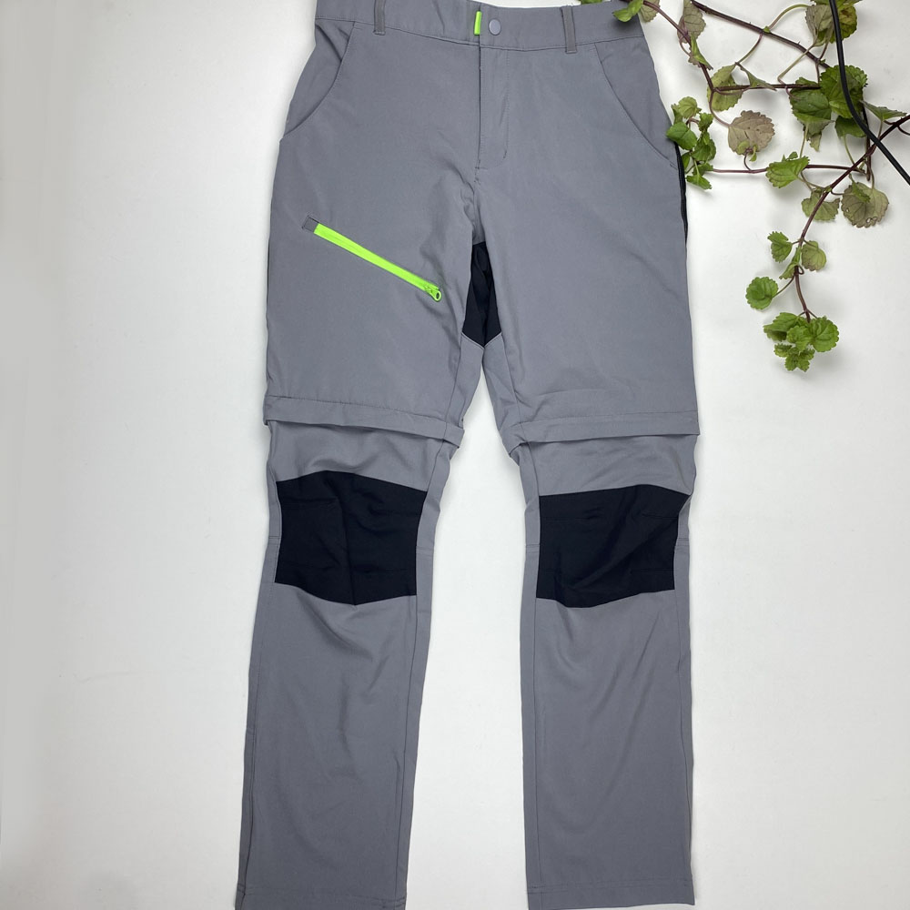 شلوار جین اسپرت آستین ساده برند لوپیلو طرح شلوارکشو زیپی طوسی رنگ - 13 تا 14 سال