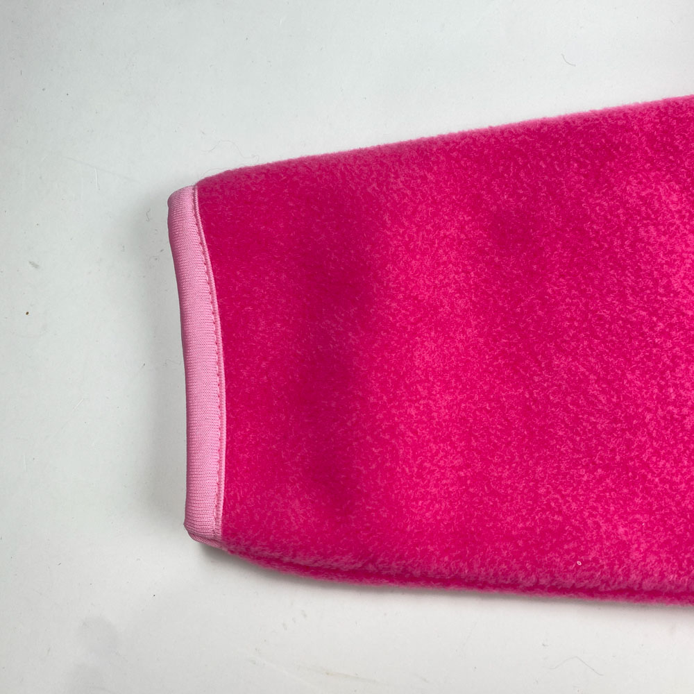 سویشرت دخترانه آستین بلند طرح and 73 زیپی بدون کلاه سرخابی رنگ - 14 سال