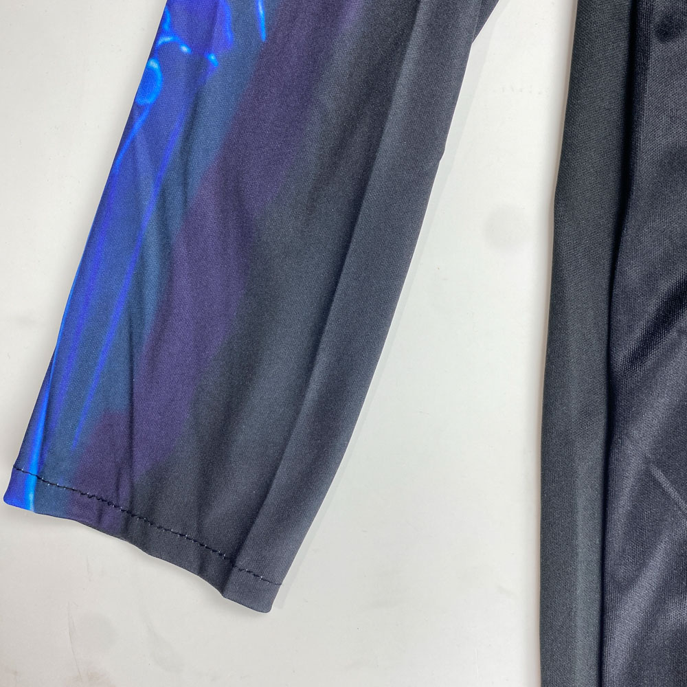 سرهمی پسرانه آستین بلند طرح اسکلت جلو بسته یقه گرد مشکی رنگ - 8 تا 10 سال