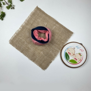 کلاه چندتایی دخترانه برند لوپیلو طرح مدل شال و کلاه شو ساده صورتی رنگ - فری سایز