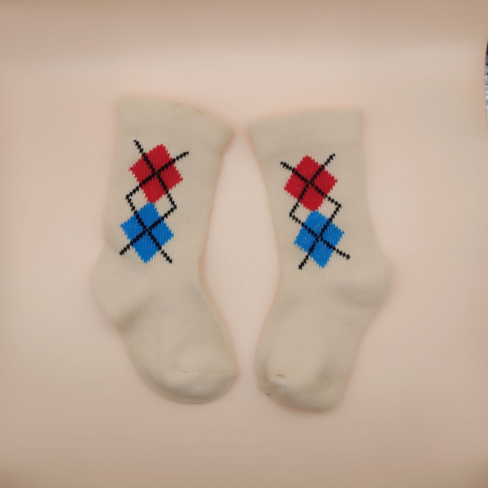 جوراب نوزادی ساق بلند - 3 تا 6 ماه