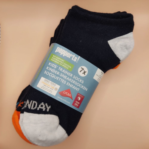 پک 7 عددی جوراب ساق کوتاه - 8 تا 10 سال