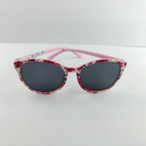 عینک طرح گل گلی صورتی رنگ