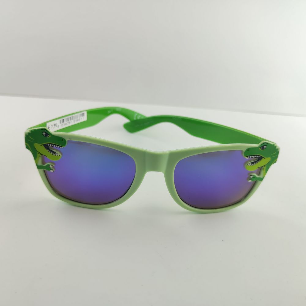عینک طرح دایناسور سبز رنگ