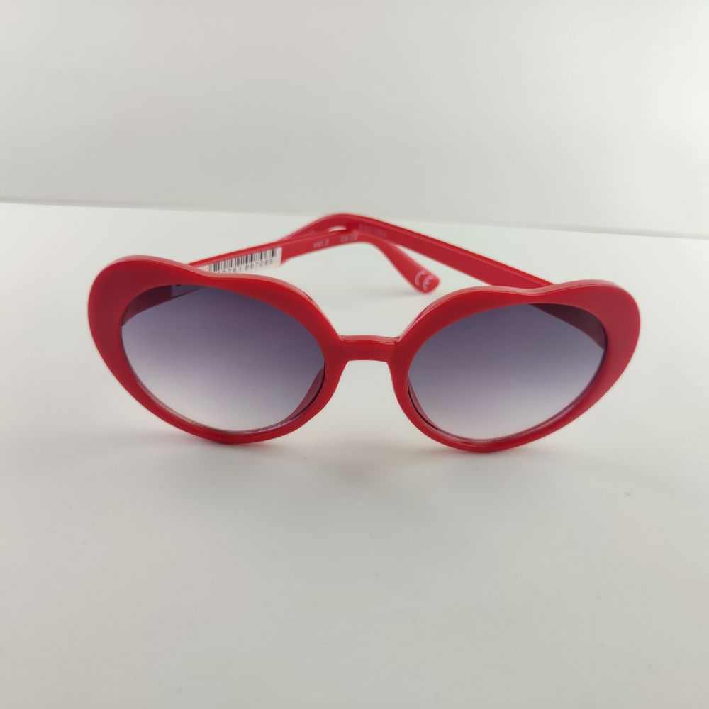 عینک طرح قلبی قرمز رنگ
