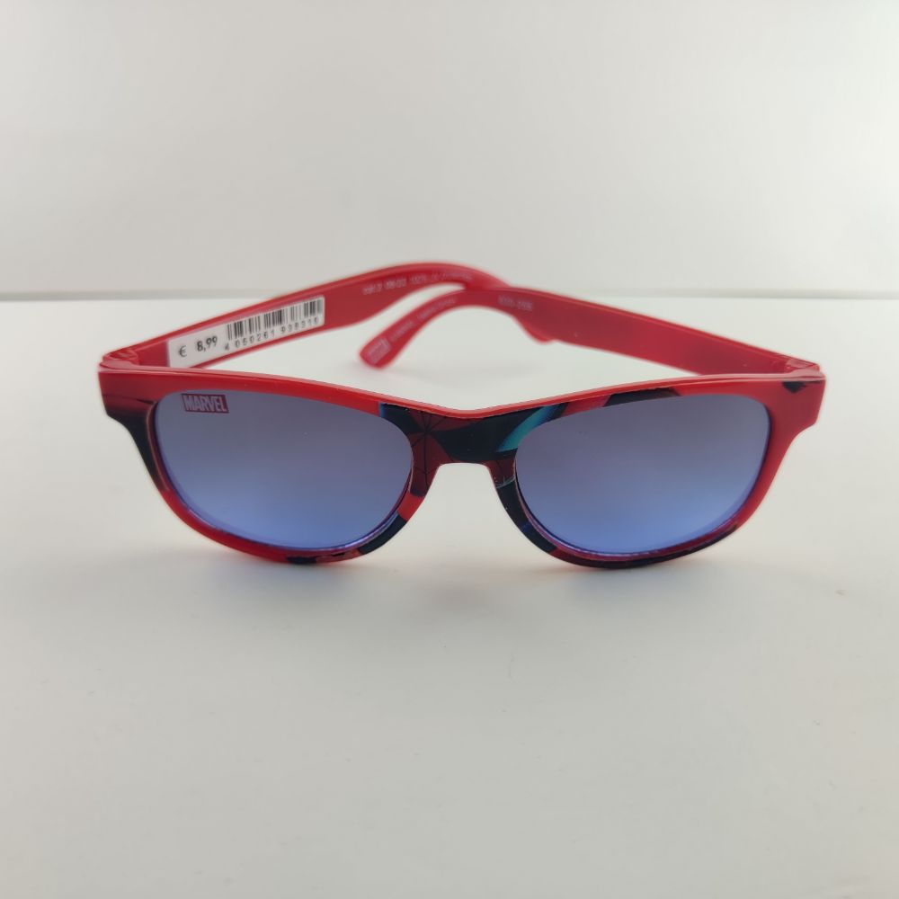 عینک طرح مارول قرمز رنگ