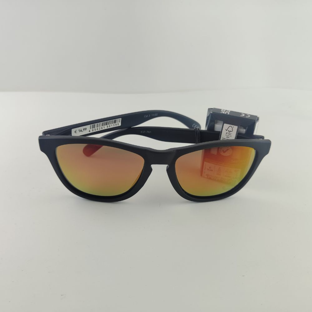 عینک طرح لنز قرمز مشکی رنگ