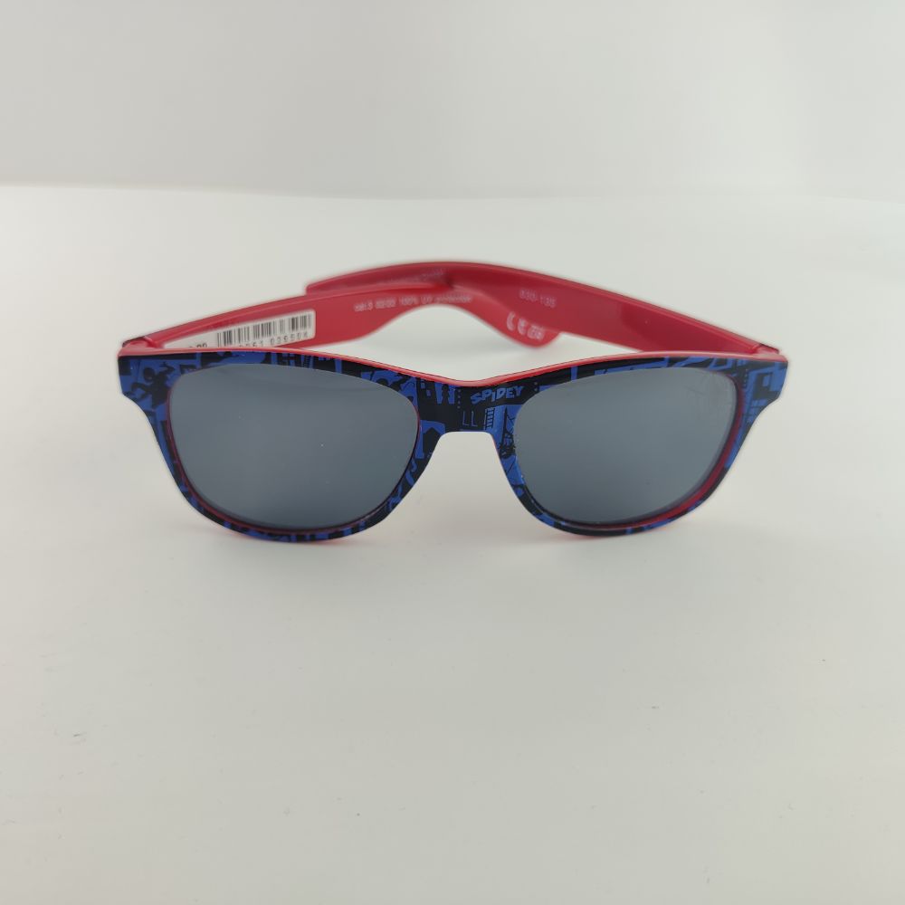 عینک طرح اسپایدرمن آبی قرمز رنگ