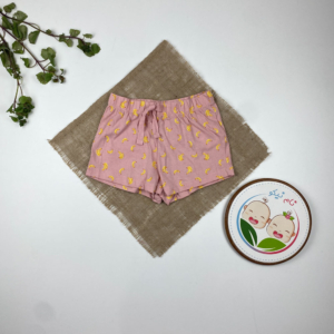 شورتک دخترانه برند Pepperts طرح موز صورتی کمرنگ - 8 تا 10 سال