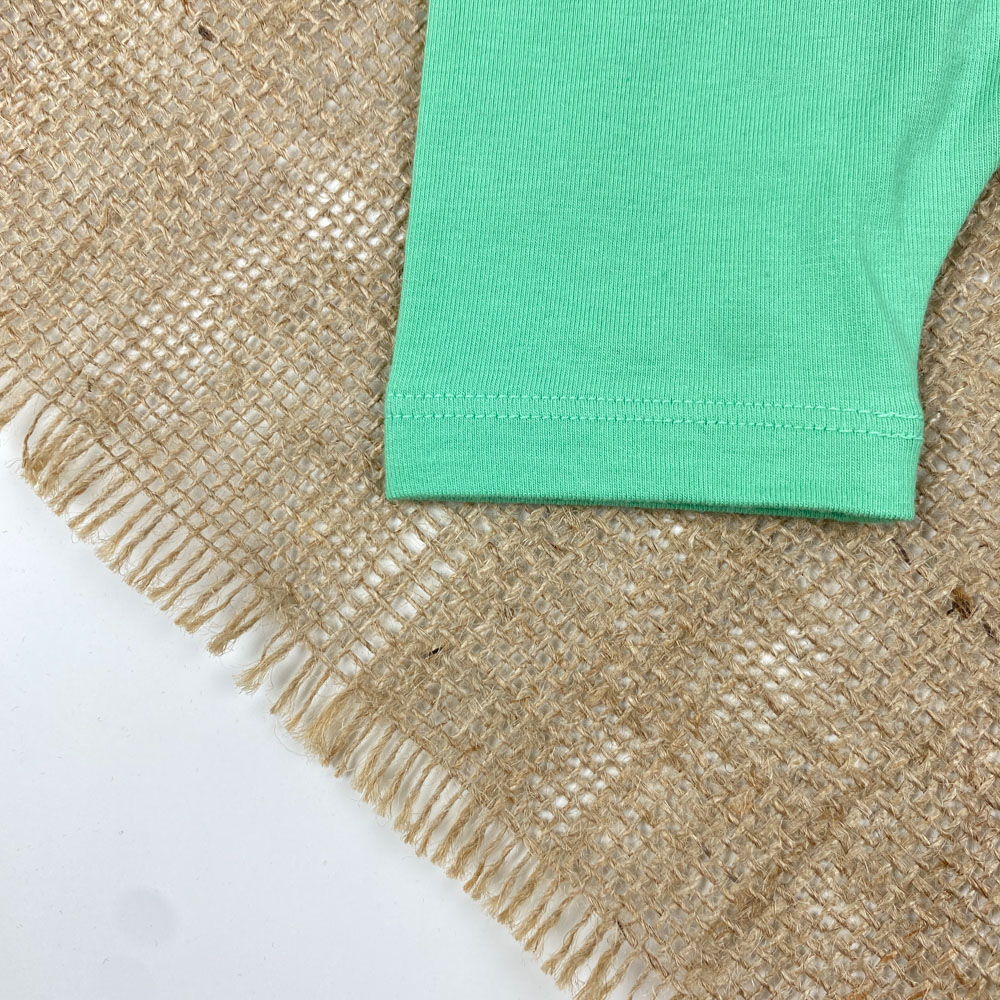 شلوارک نوزادی طرح ساده سبز صابونی رنگ - 2 تا 6 ماه