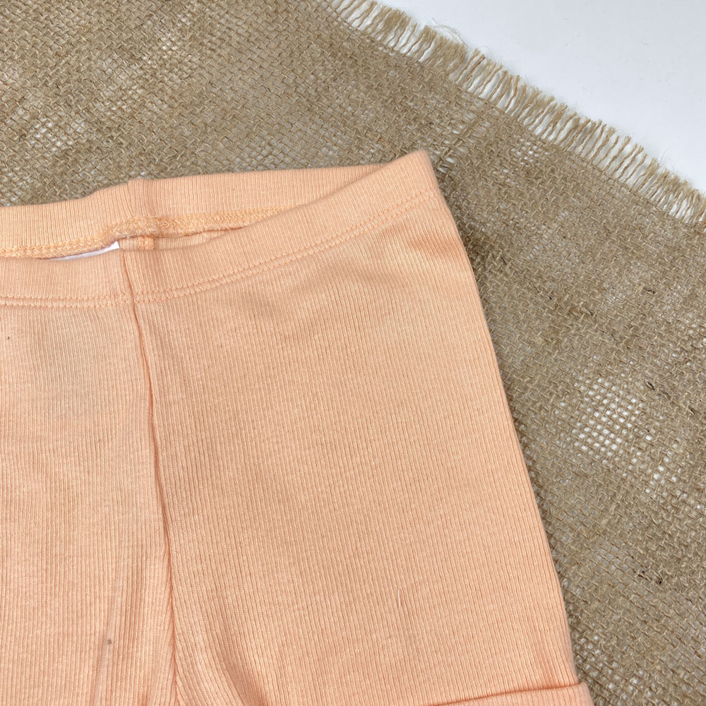 شلوارک نوزادی دخترانه برند لوپیلو طرح ساده لبه تا شده گلبهی رنگ - 12 تا 24 ماه