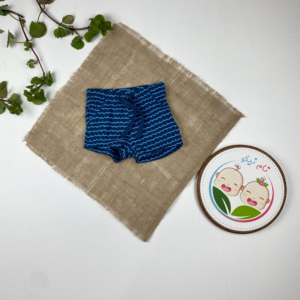 شلوارک نوزادی پسرانه برند لوپیلو طرح امواج دریا بندک سرمه ای سرمه ای رنگ - 2 تا 6 ماه