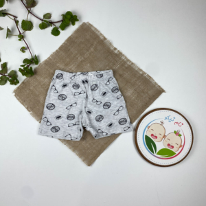 شلوارک نوزادی پسرانه طرح اسپایدرمن و عینک طوسی رنگ - 12 تا 24 ماه