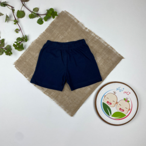 شلوارک نوزادی طرح ساده بدون جیب سرمه ای رنگ - 12 تا 24 ماه