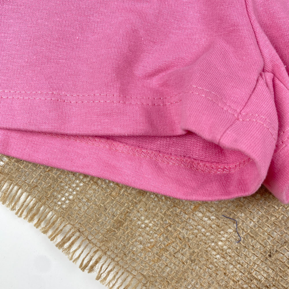 شلوارک دخترانه برند Pepperts طرح ساده بندک سفید صورتی رنگ - 6 تا 8 سال