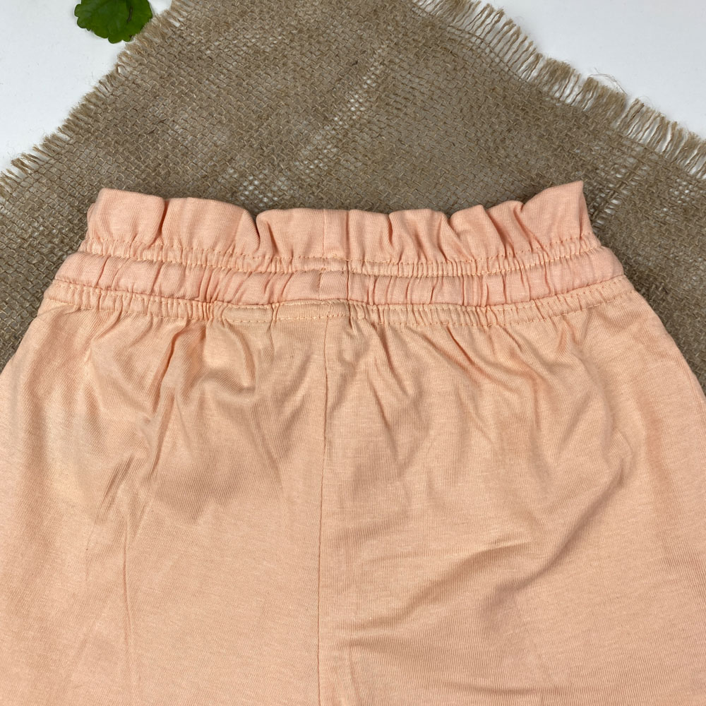 شلوارک دخترانه برند لوپیلو طرح پروانه کمرچین دار بندک گلبهی گلبهی رنگ - 2 تا 4 سال