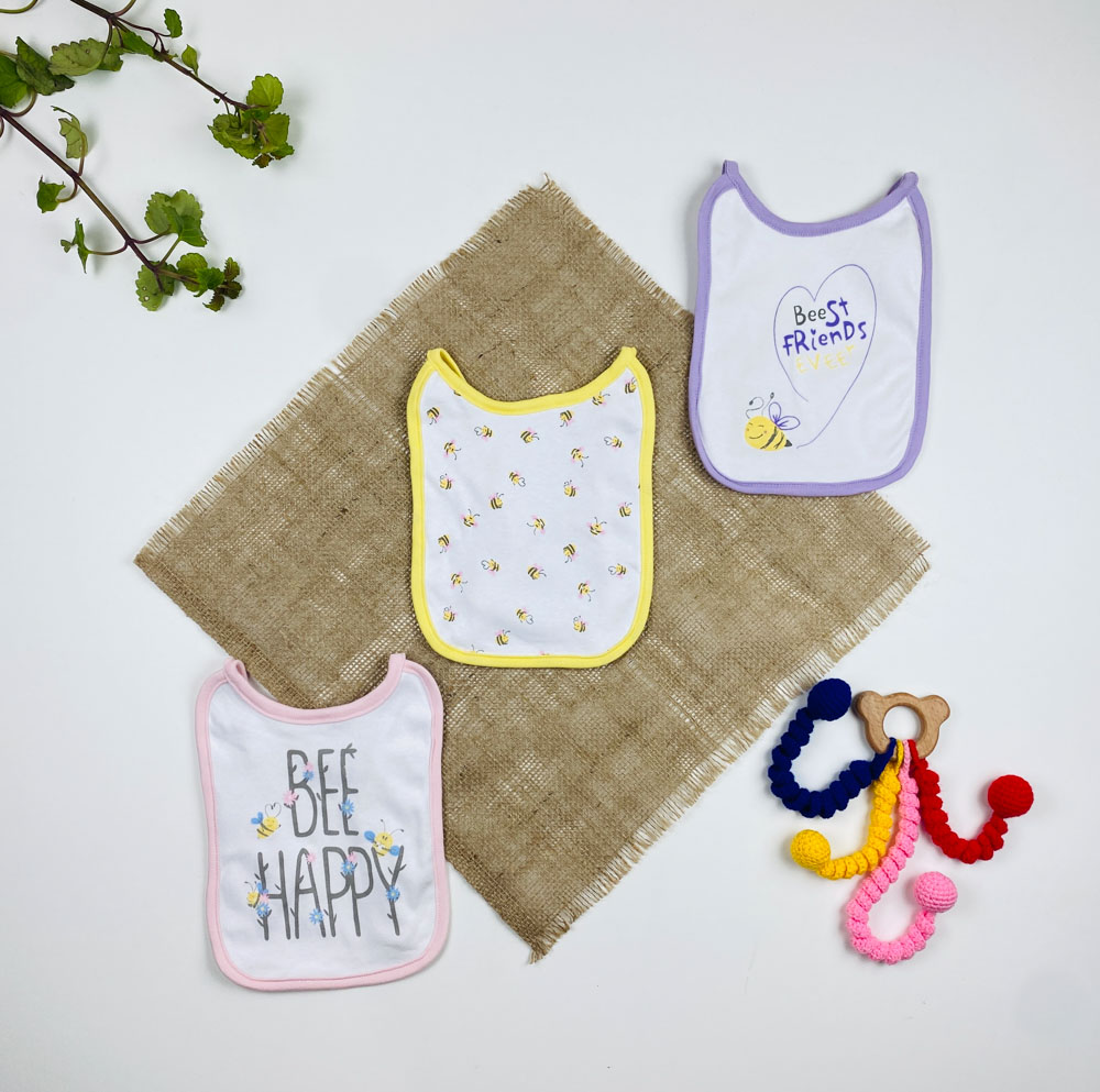 پک سه عددی پیشبند طرح زنبور  - فری سایز